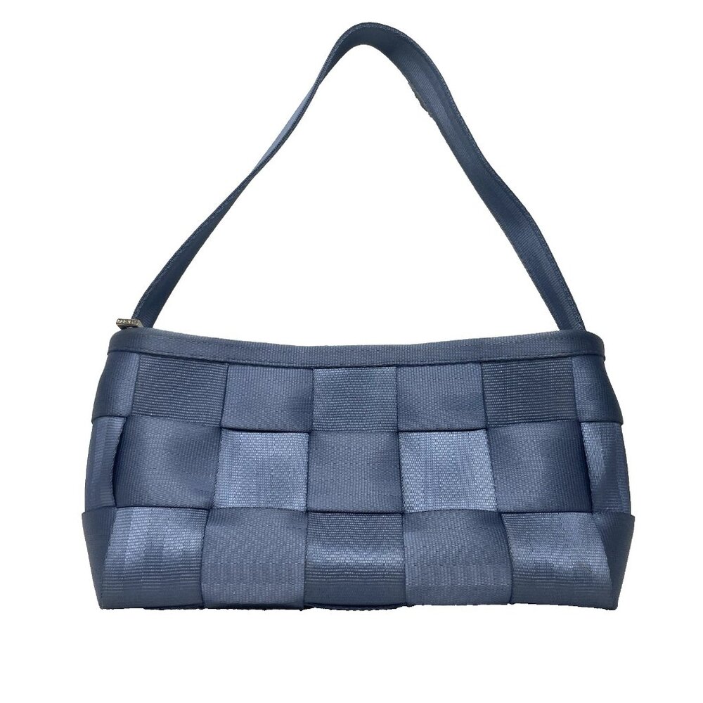 Harveys Navy Blue Woven Seatbelt Strap Satchel